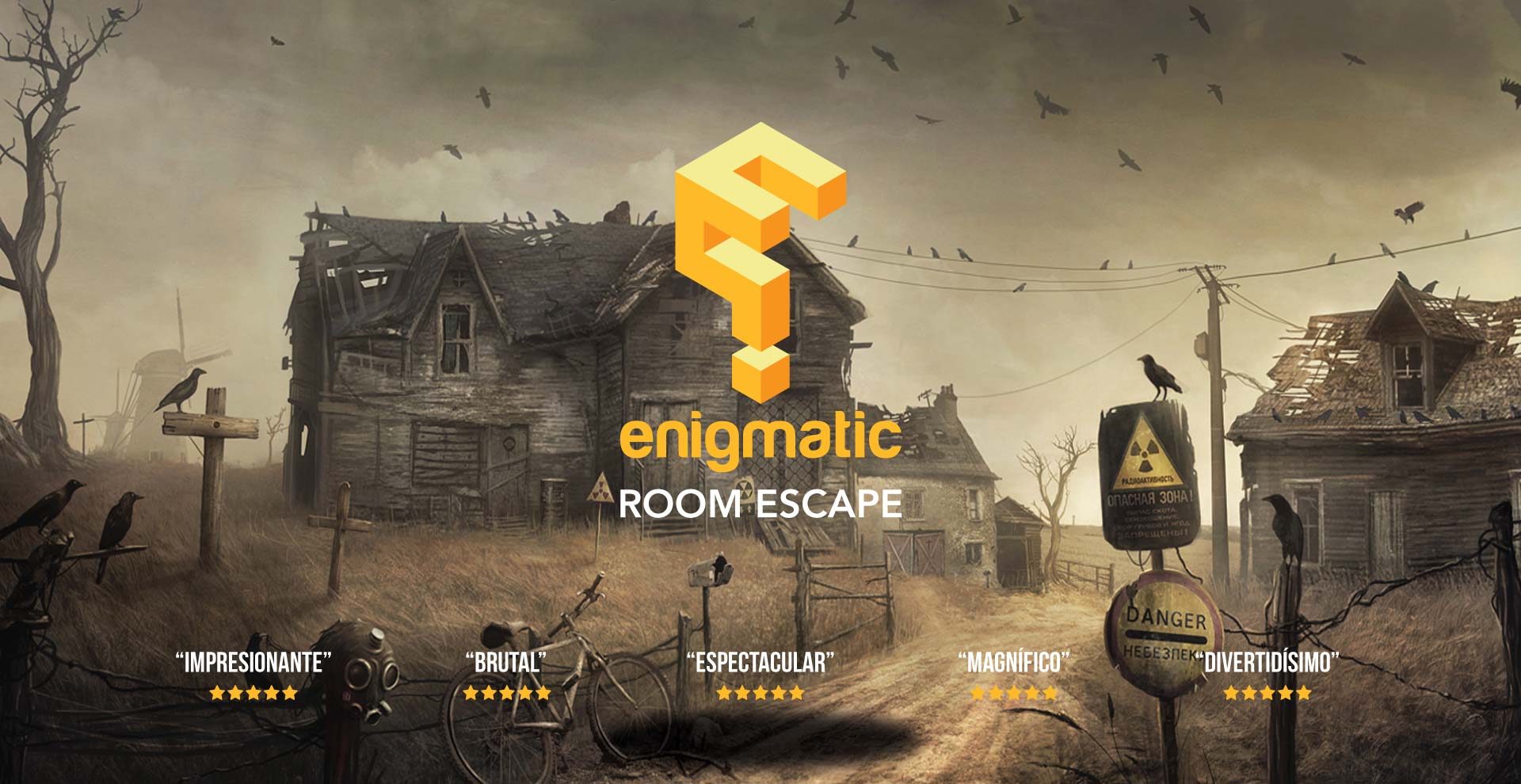 Sala ambientada del escape room Enigmatic, actividad de ocio alternativa en Murcia